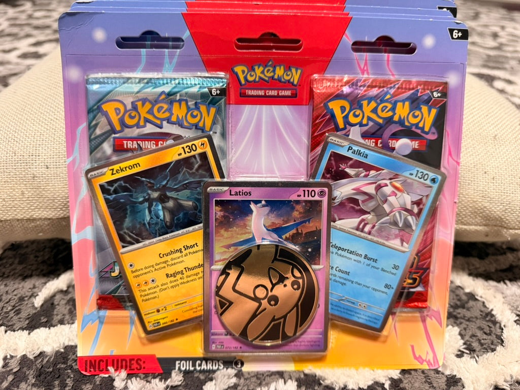Pokémon TCG Foil Card & Booster Pack 3-Pack – Collector Bundle