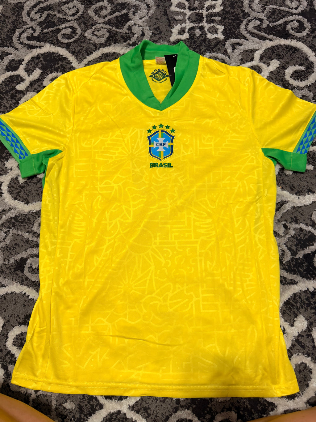 Adult Brazil Neymar Jr. Home Fan Jersey – Iconic Yellow Edition