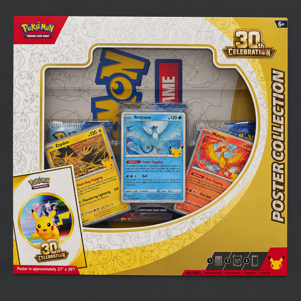 Pokémon TCG: 30th Celebration Poster Collection (Sealed