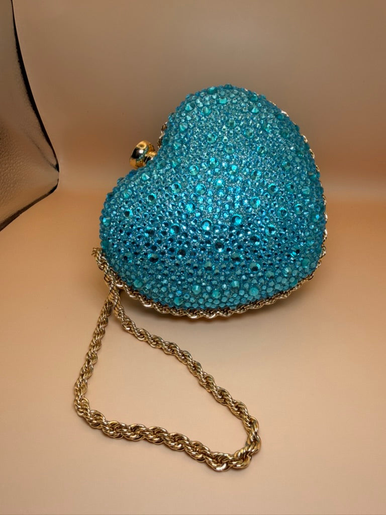 Sparkle Heart Mini Handbag