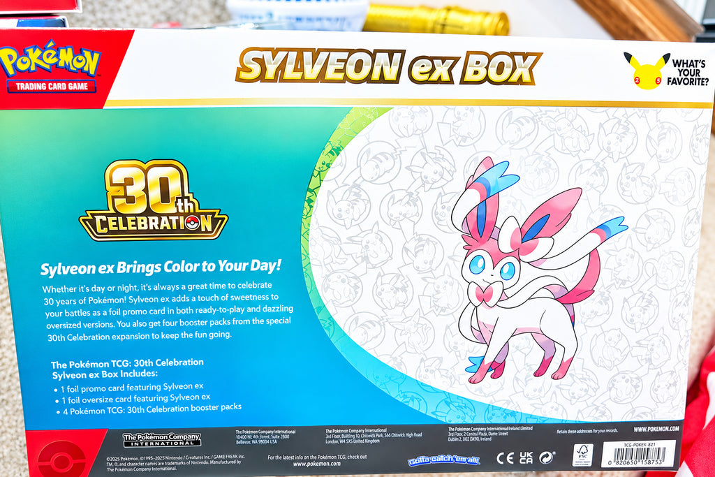 Pokémon TCG: 30th Celebration Sylveon ex Box (Sealed)