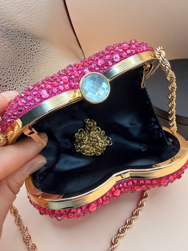 Sparkle Heart Mini Handbag