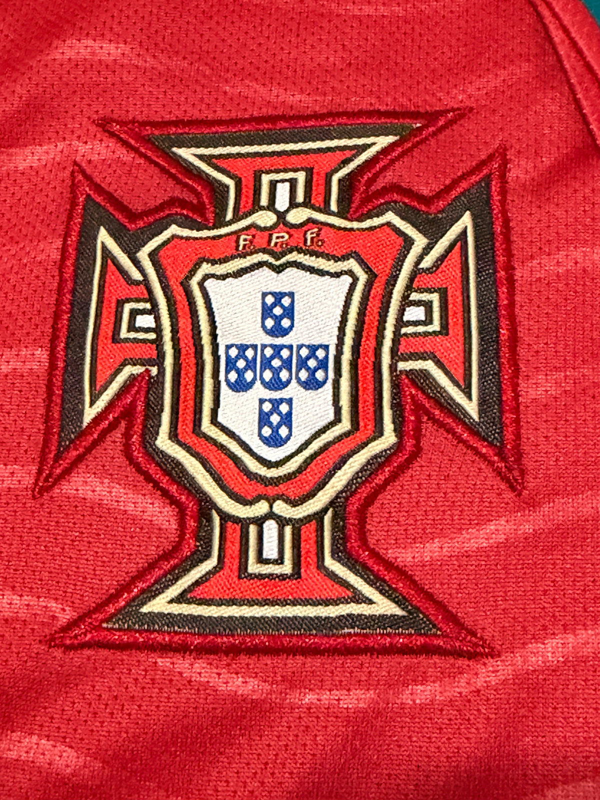 Adult Portugal Cristiano Ronaldo Fan Jersey – Red & Green Home Edition