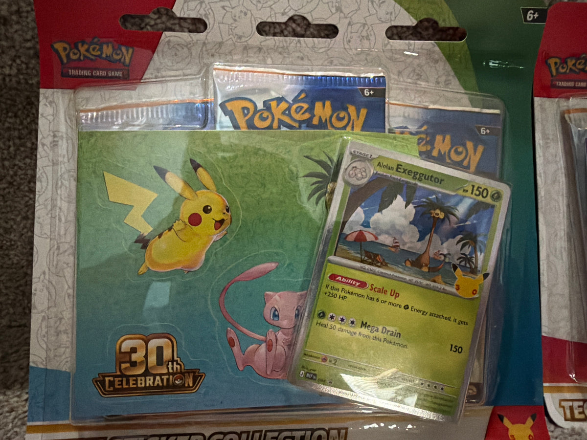 Pokémon TCG: 30th Celebration Tech Sticker Collection – Factory Sealed