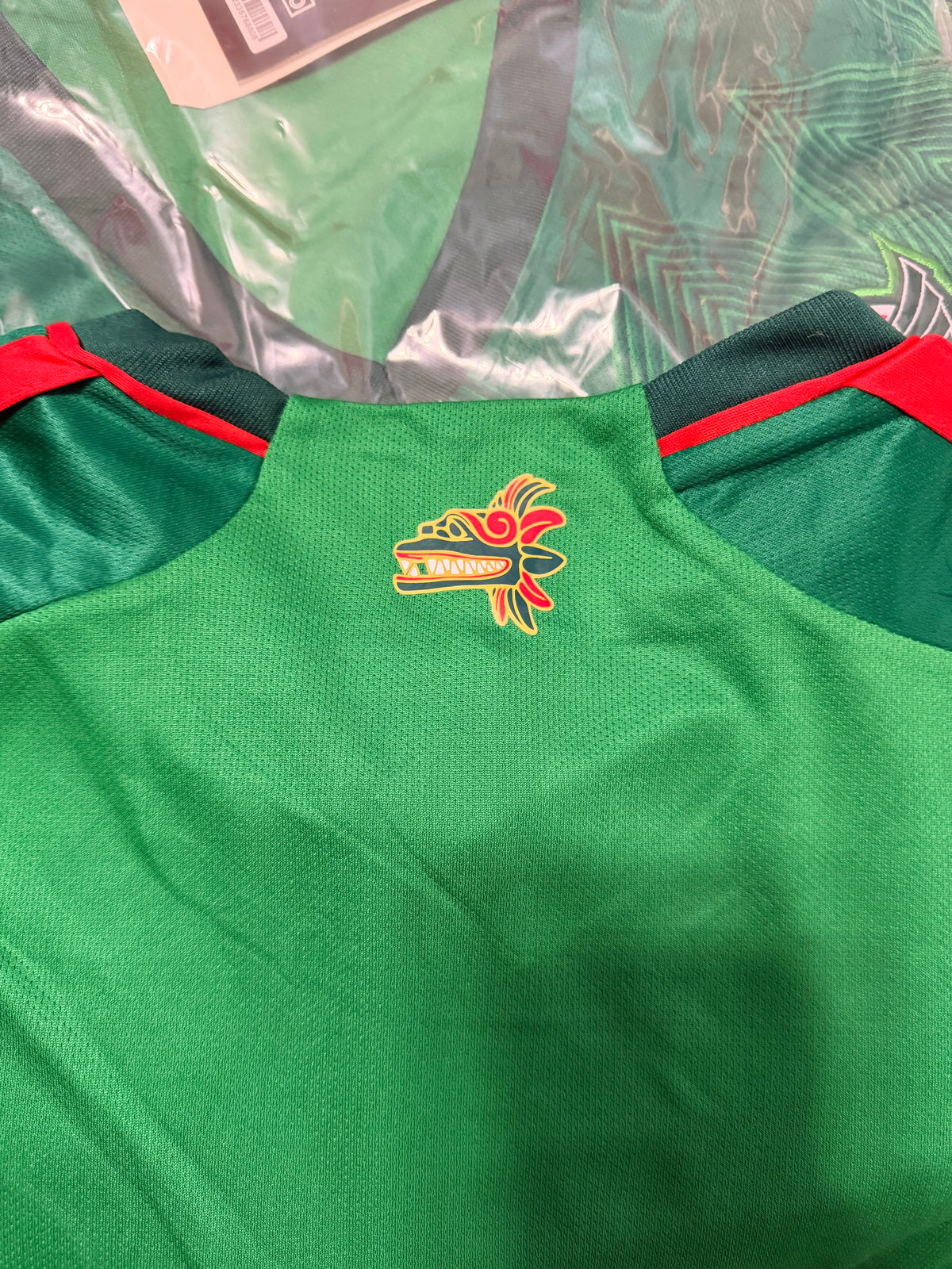 Adult Mexico National Team Home Fan Jersey – Aztec Feather Green Edition