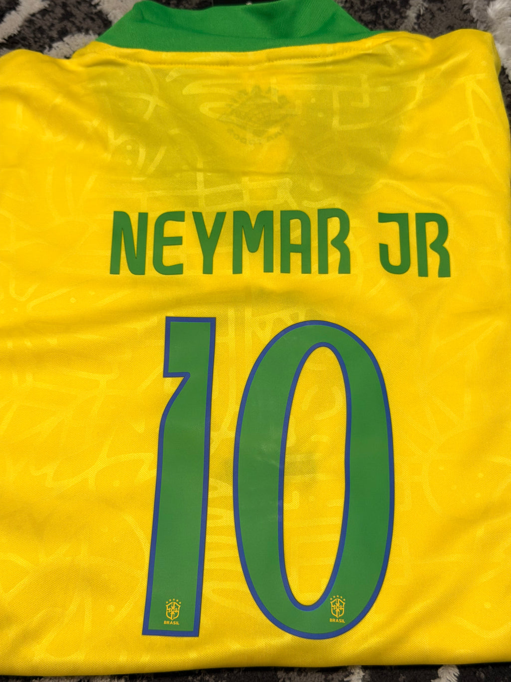 Adult Brazil Neymar Jr. Home Fan Jersey – Iconic Yellow Edition
