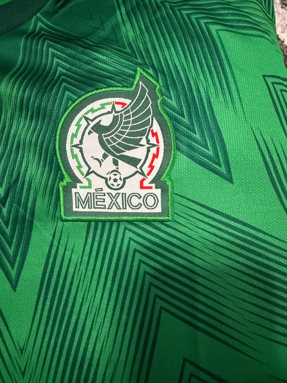 Adult Mexico National Team Home Fan Jersey – Aztec Feather Green Edition