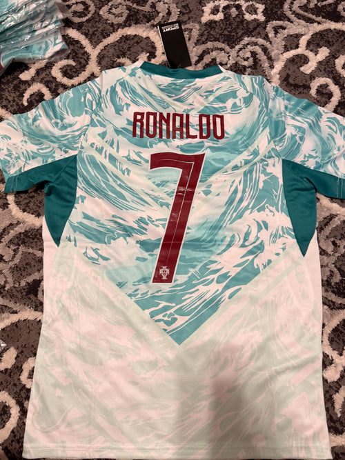 Adult 2024/2025 Portugal Soccer Away Jersey #7