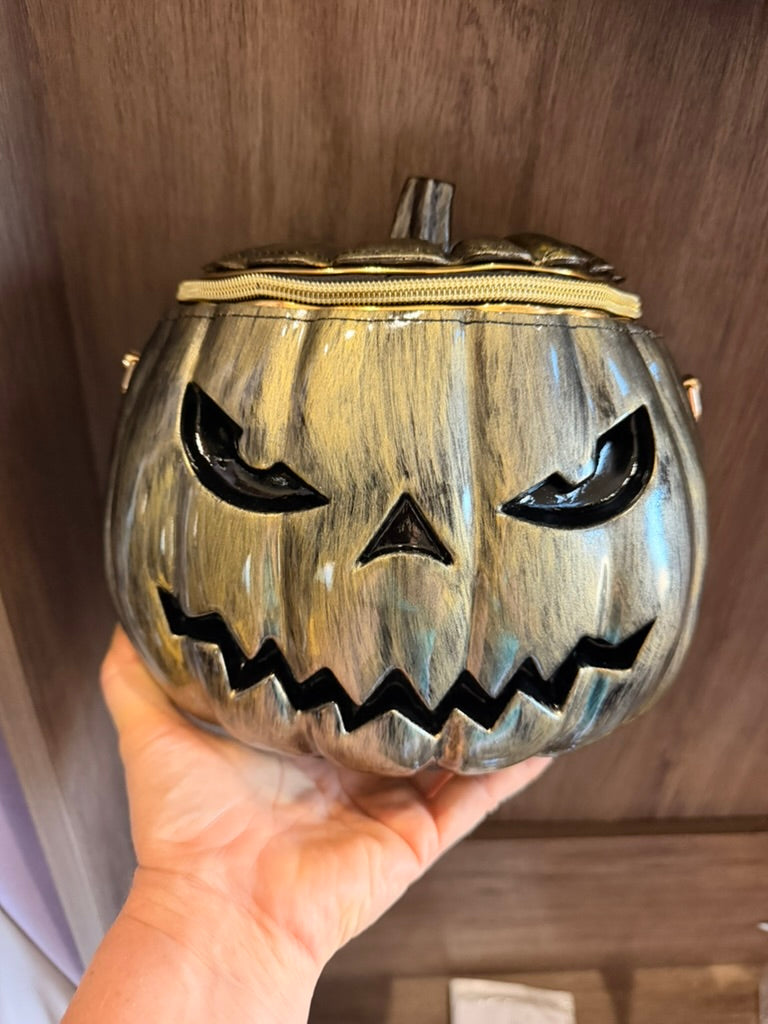 Jack-o’-Lantern Pumpkin Crossbody Purse