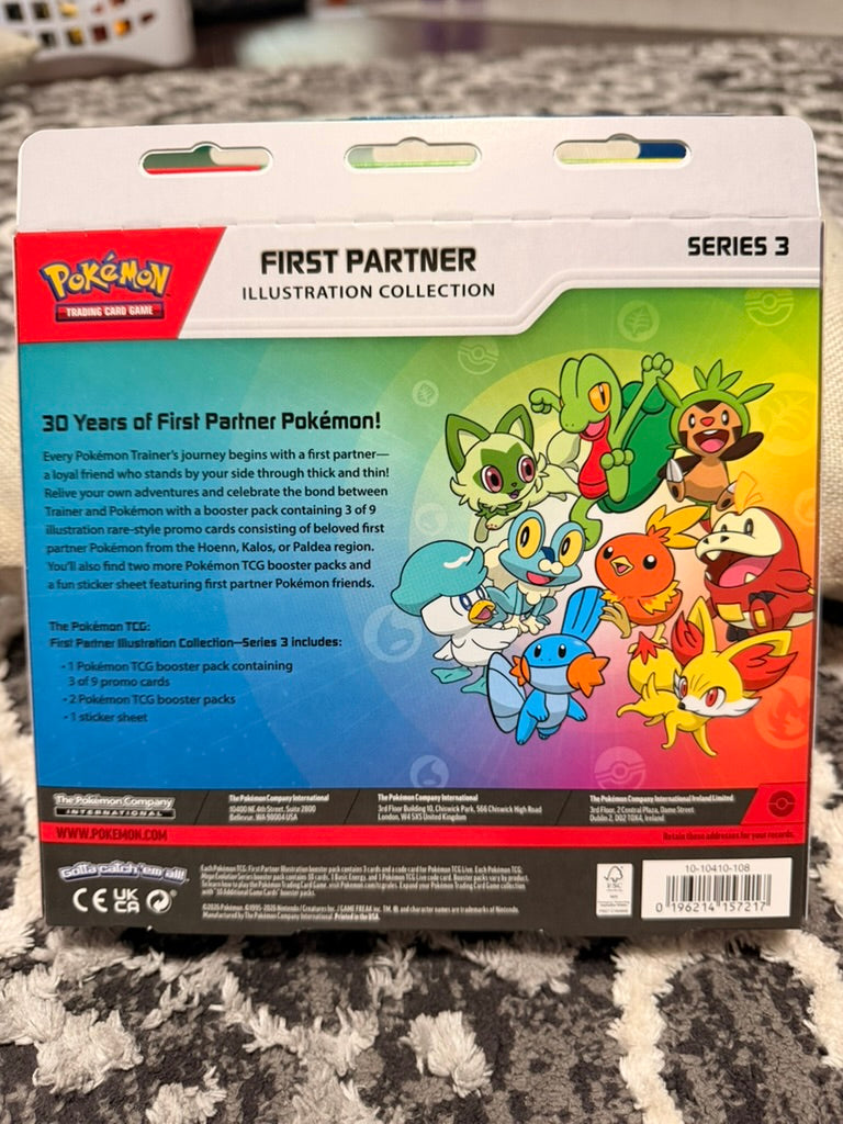 Pokémon TCG First Partner Illustration Collection – Series 3