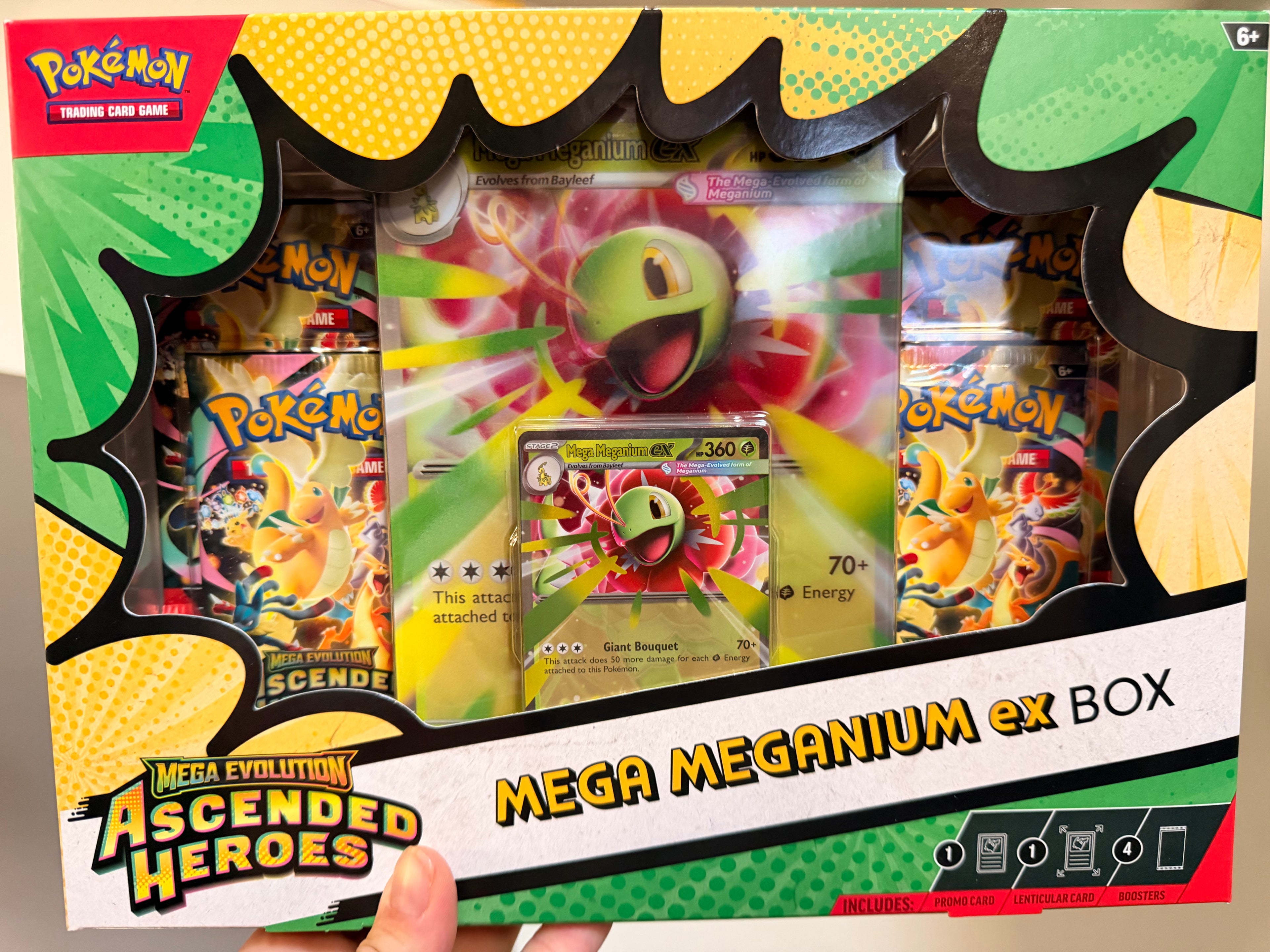 Pokémon TCG: Mega Evolution—Ascended Heroes Mega Meganium ex Box (Factory Sealed)