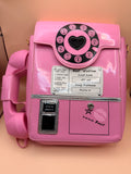 Pink Vintage Telephone Handbag