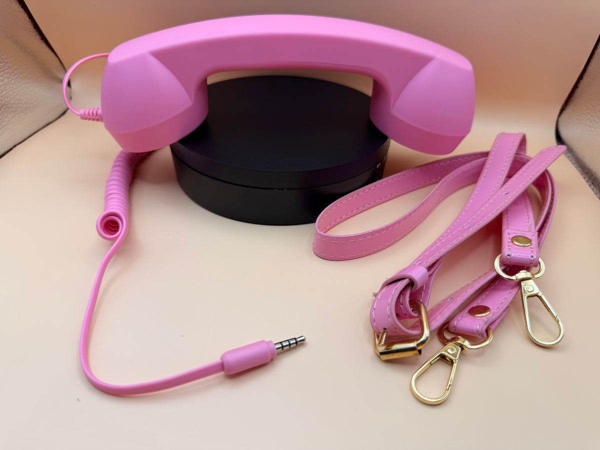 Pink Vintage Telephone Handbag