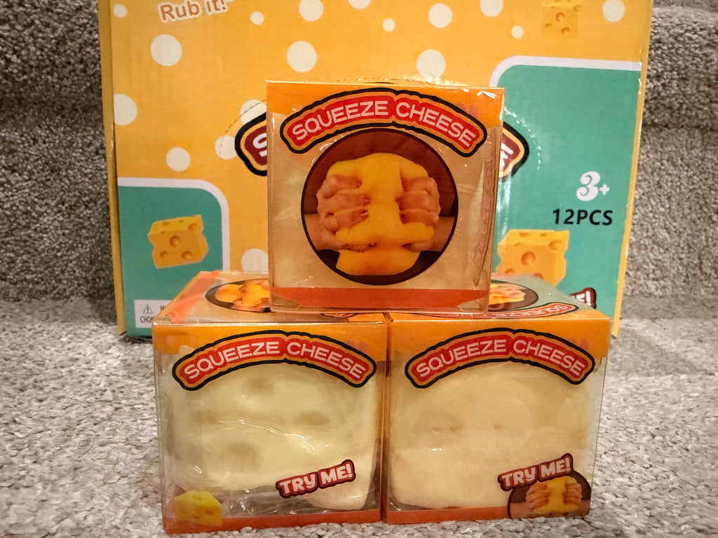 Cheesy Squeeze Coconut Oil Squishy