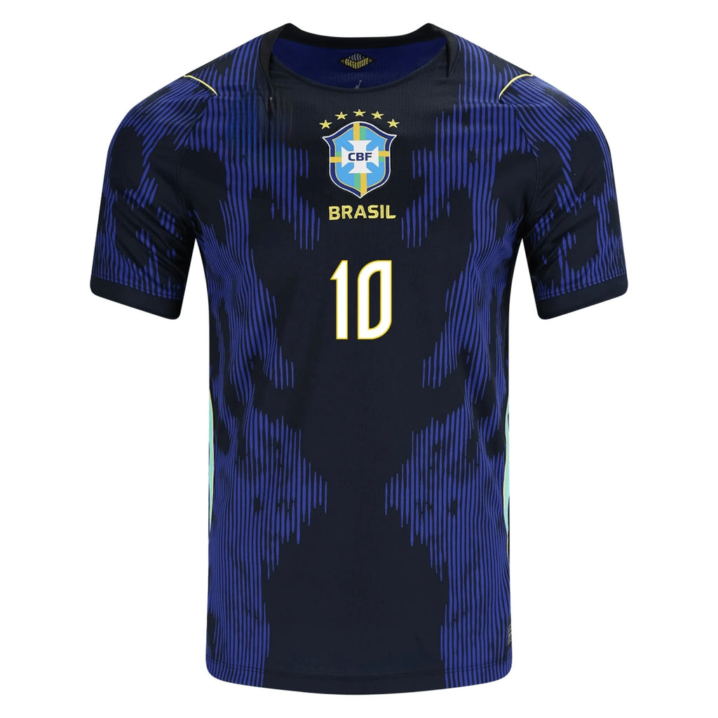 Adult Brazil Neymar Jr. 2026/27 Away Fan Jersey – Deep Blue Edition